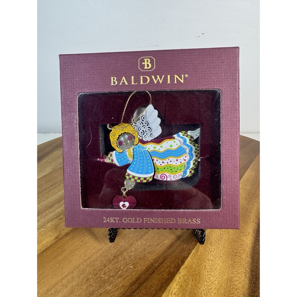 2007 Baldwin Brass FLIGHT OF FANCY 77316.010 24KT Gold Finished Ornament